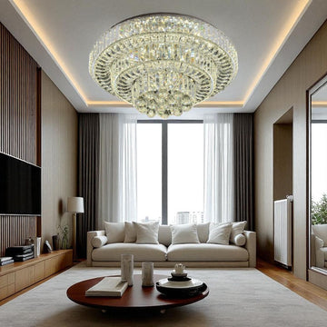 LED осветително тяло Maxi Klyra CRISTAL Еквивалент 600W Дистанционно управление