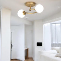Осветително тяло Abajur 2xE27 Gold Elegance
