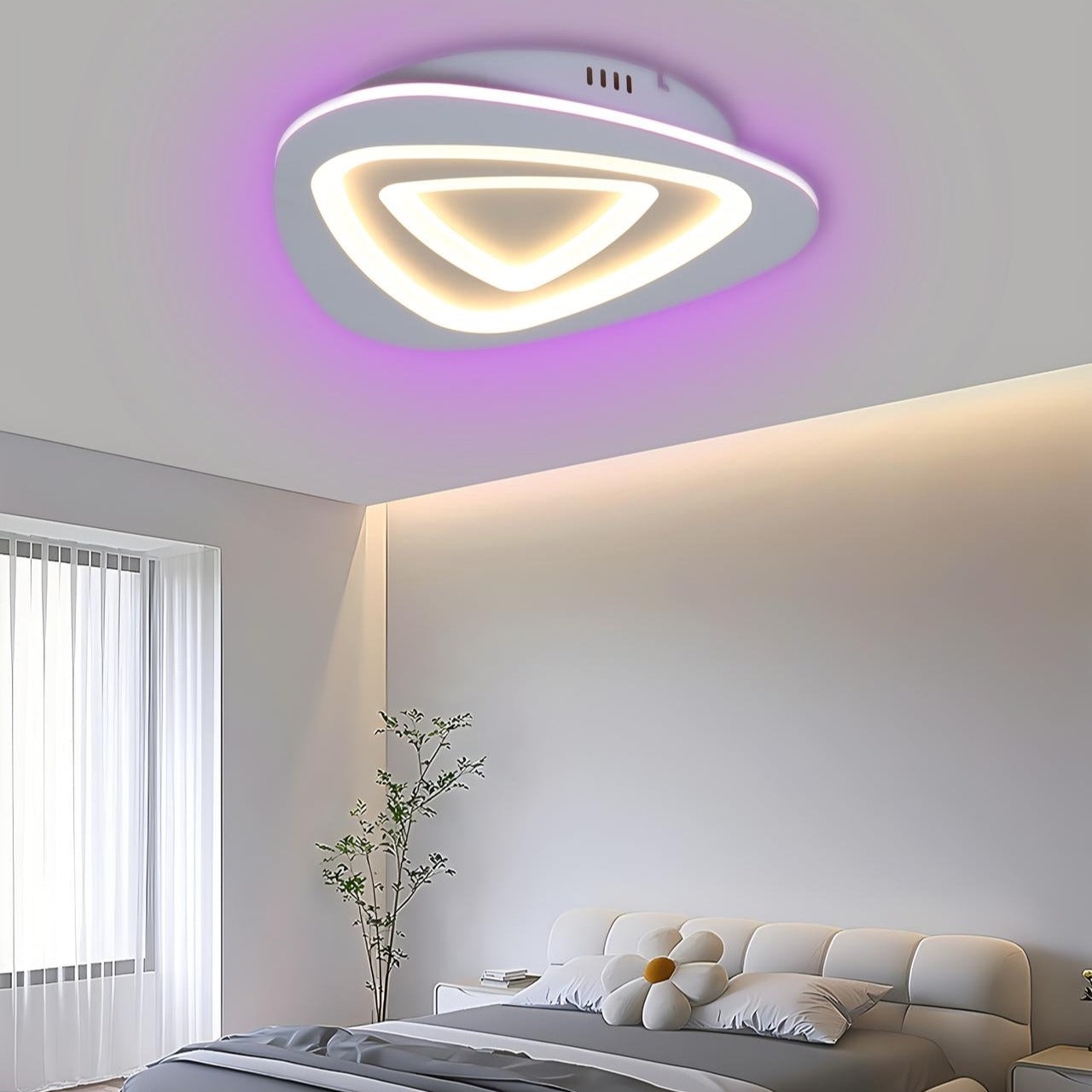 LED осветително тяло RGB PRISMA Еквивалент 200W Дистанционно
