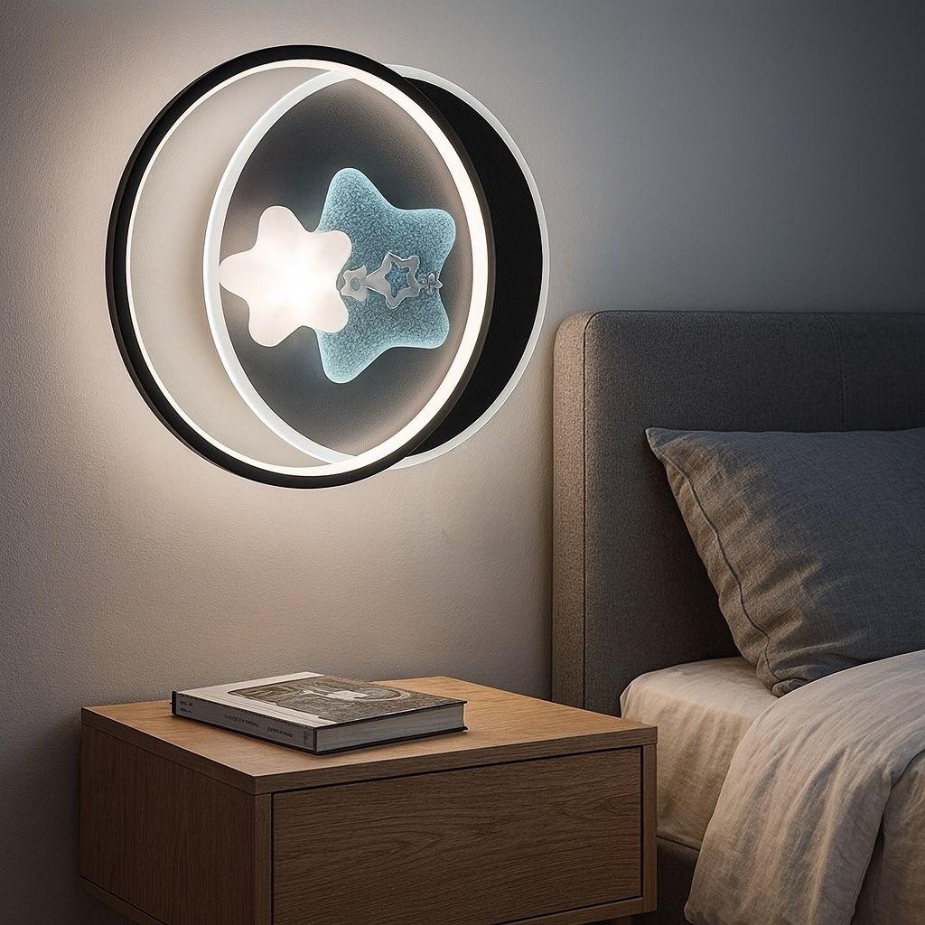 LED аплик 102W Round STARS Еквивалент 500W С дистанционно управление