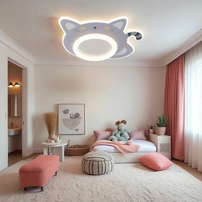 LED осветително тяло Kids Kitty Еквивалент 360W Дистанционно