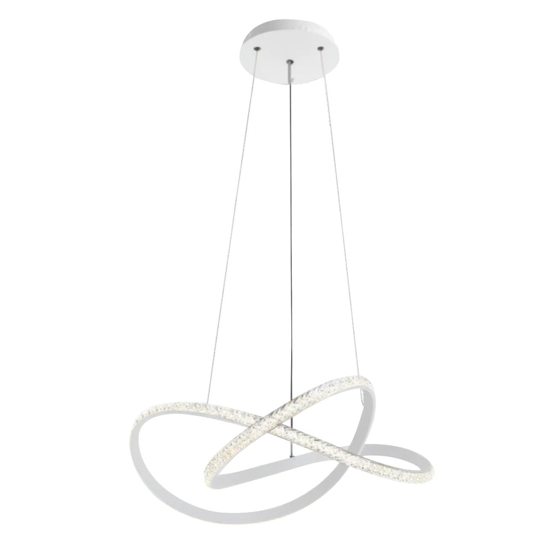 LED осветително тяло Infinity White, висящо, еквивалент 500W, с дистанционно