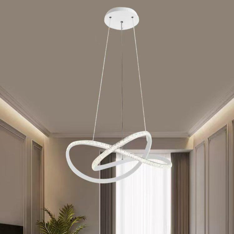 LED осветително тяло Infinity White, висящо, еквивалент 500W, с дистанционно