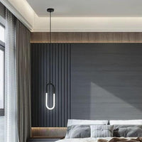 Lustra LED Suspendata HALO Black Echivalent 140W SUSPENDATE / NEAGRA / 100CM led ceiling light