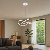 LED осветително тяло Infinity White, висящо, еквивалент 500W, с дистанционно