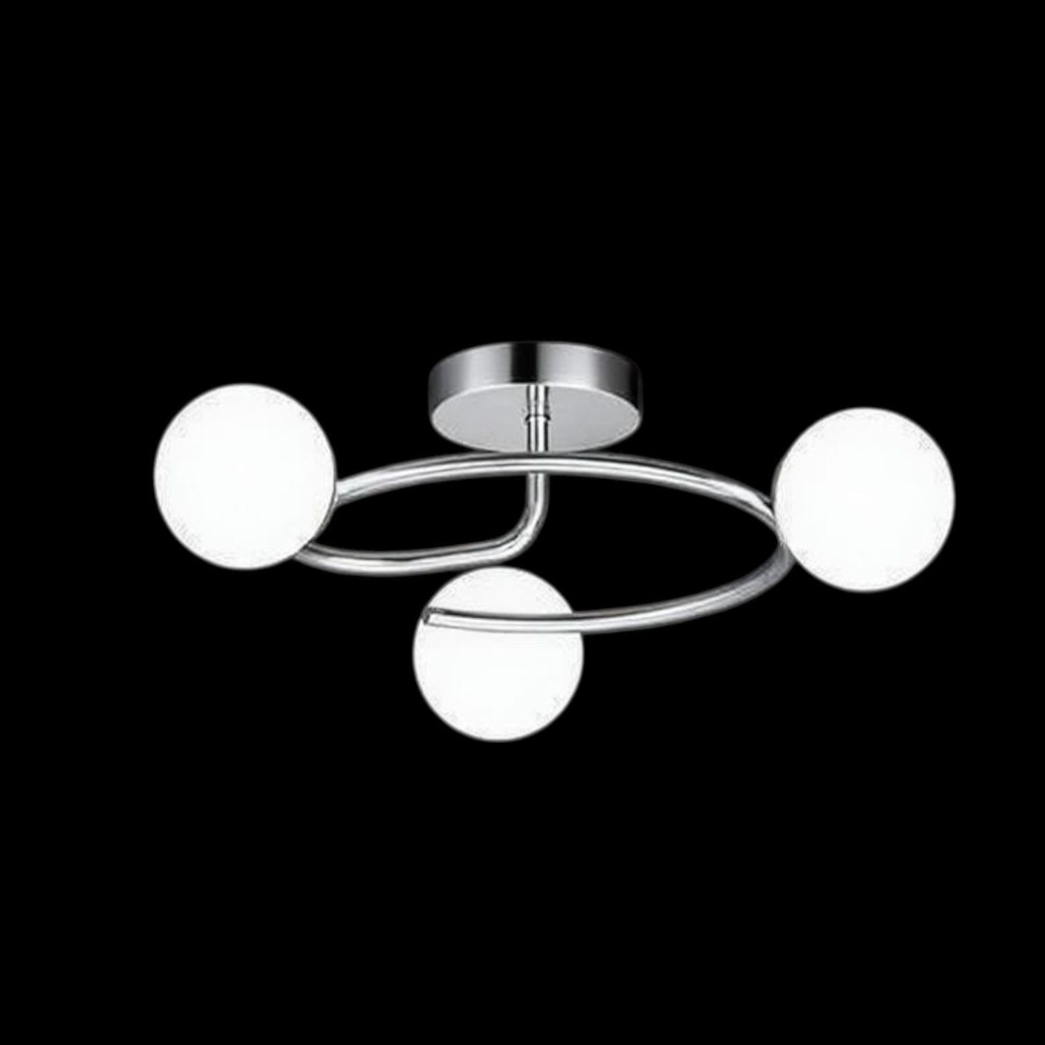 Осветително тяло Абажур 3xE27 Chrome Elegance