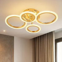 LED осветително тяло Mini Brevia Gold 2+2 Circle еквивалент 400W с дистанционно