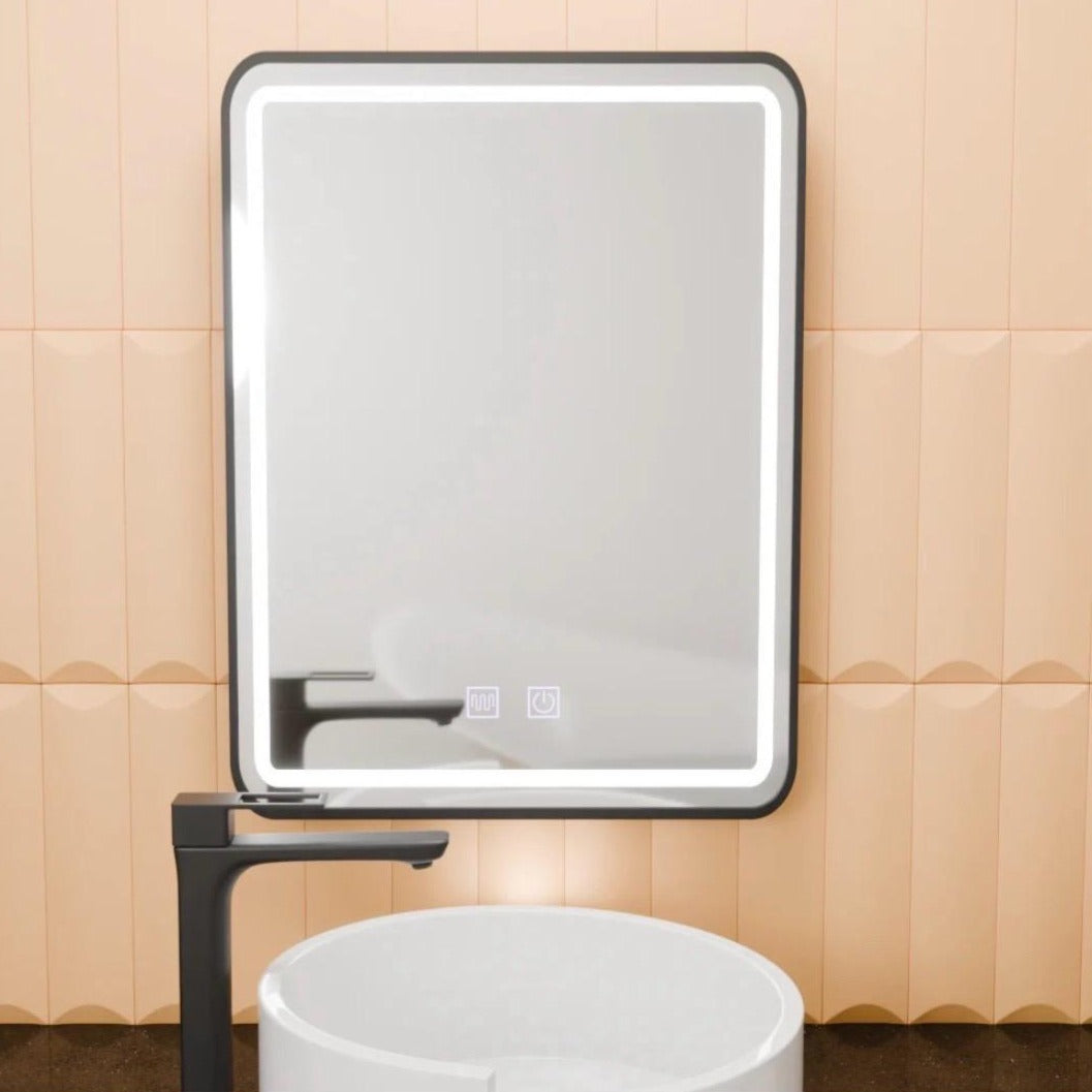 LED огледало 50X70cm с функция против замъгляване и Touch