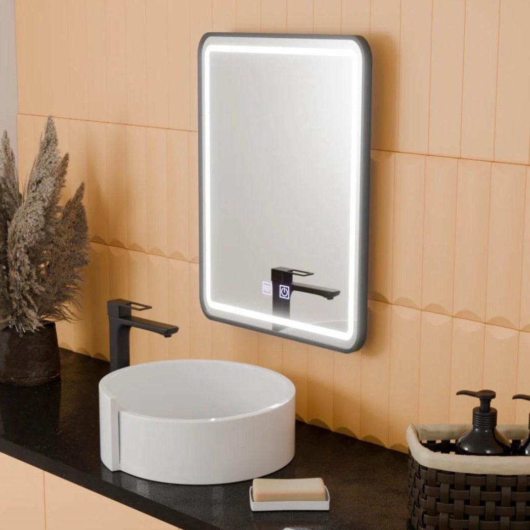 LED огледало 50X70cm с функция против замъгляване и Touch