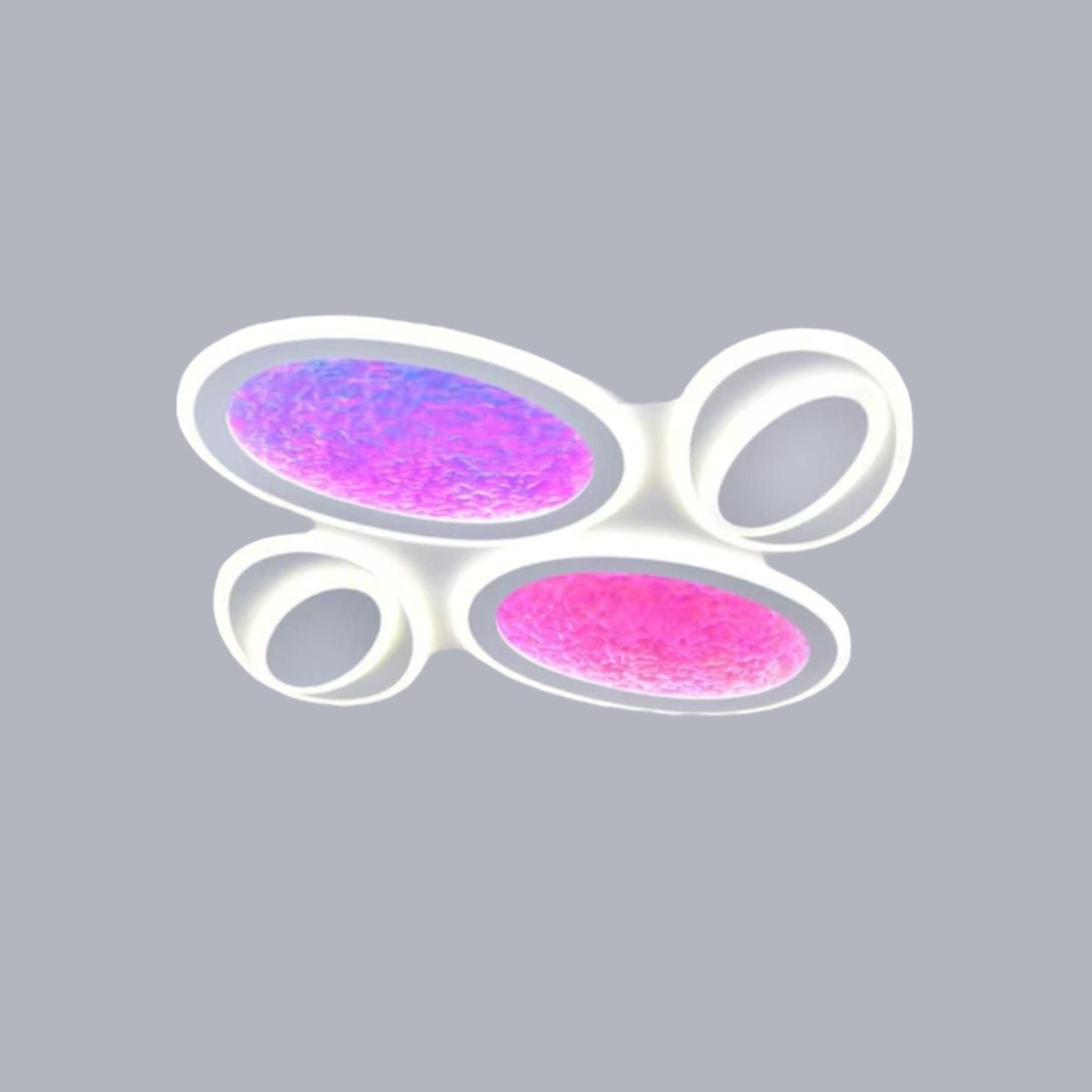 LED осветително тяло RGB SIERA 4 Ovals 3 функции Еквивалент 600W Дистанционно