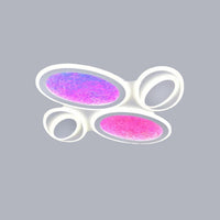 LED осветително тяло RGB SIERA 4 Ovals 3 функции Еквивалент 600W Дистанционно