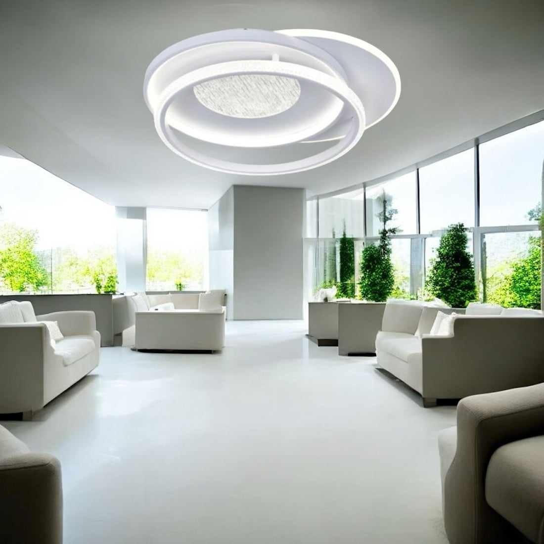 LED осветително тяло NOLTO Circle 3 функции Еквивалент 900W Дистанционно