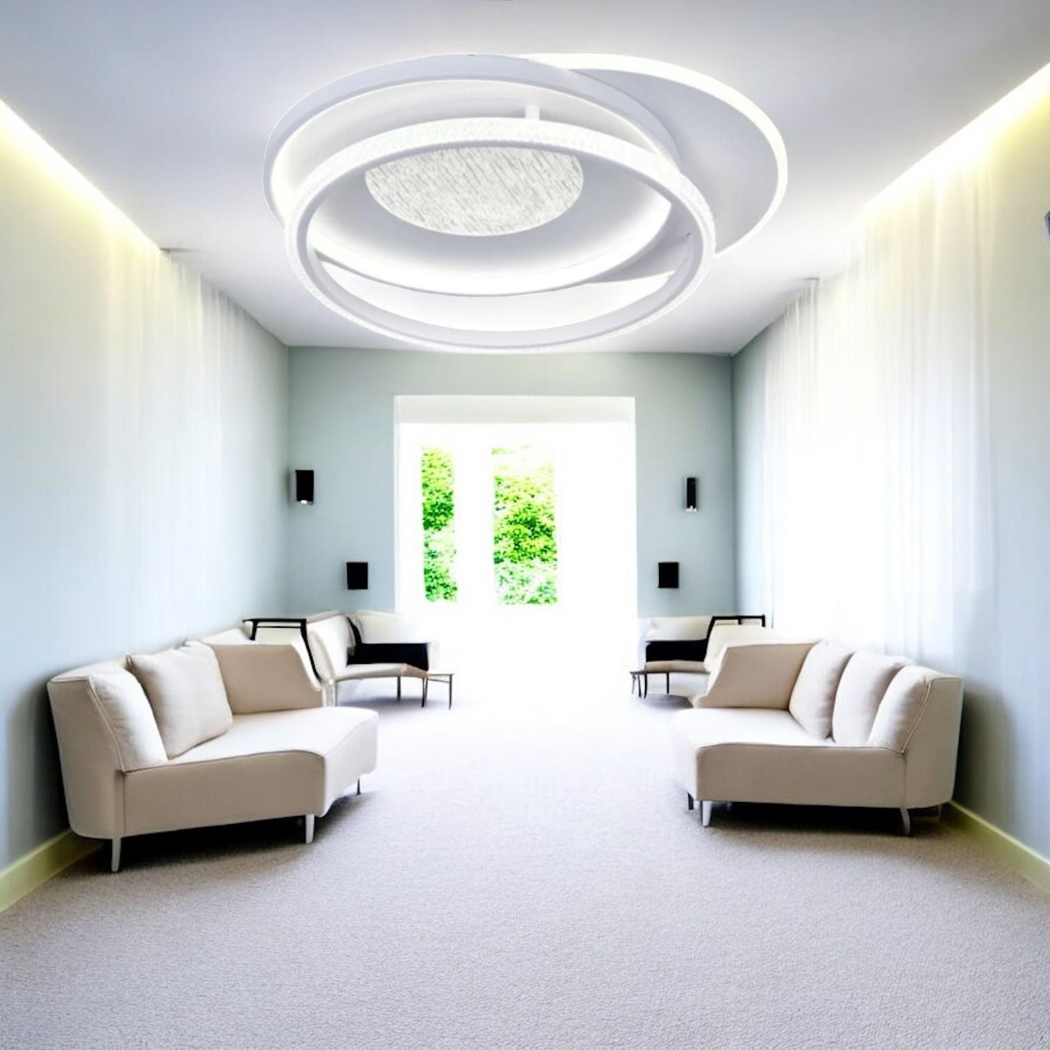 LED осветително тяло NOLTO Circle 3 функции Еквивалент 900W Дистанционно
