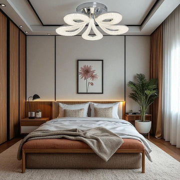 Осветително тяло LED MARLO Chrome Еквивалент 400W Дистанционно