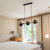 Окачено осветително тяло HORNWOOD Black 110CM