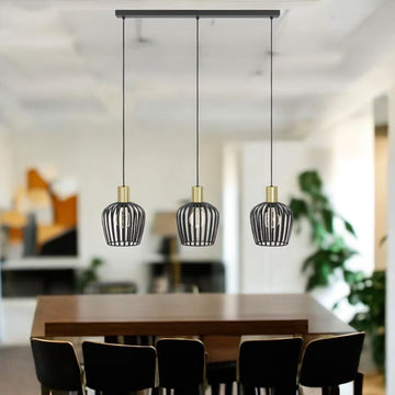 Осветително тяло тип пендел EMPOLI Black & Gold 110CM