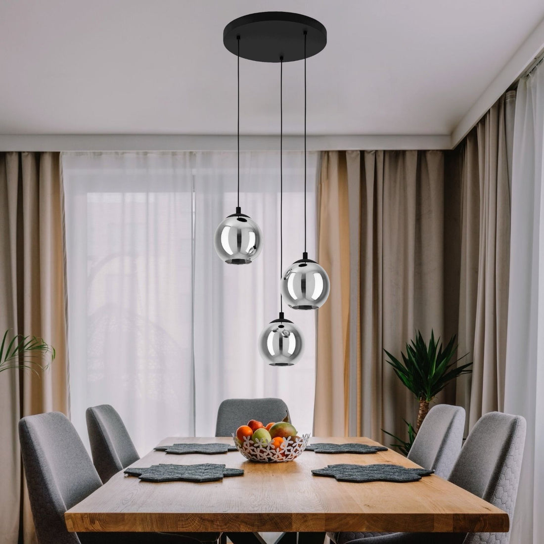 Окачено осветително тяло ARISCANI Black 110CM