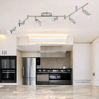 Lustra BUZZ-LED Reglabila Argintie 105cm 105CM / MINIMALIST DESIGN / ARGINTIE Lighting Fixtures