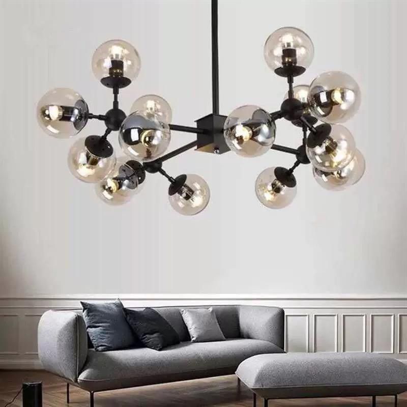 Осветително тяло Абажур Transparent Black RAXO