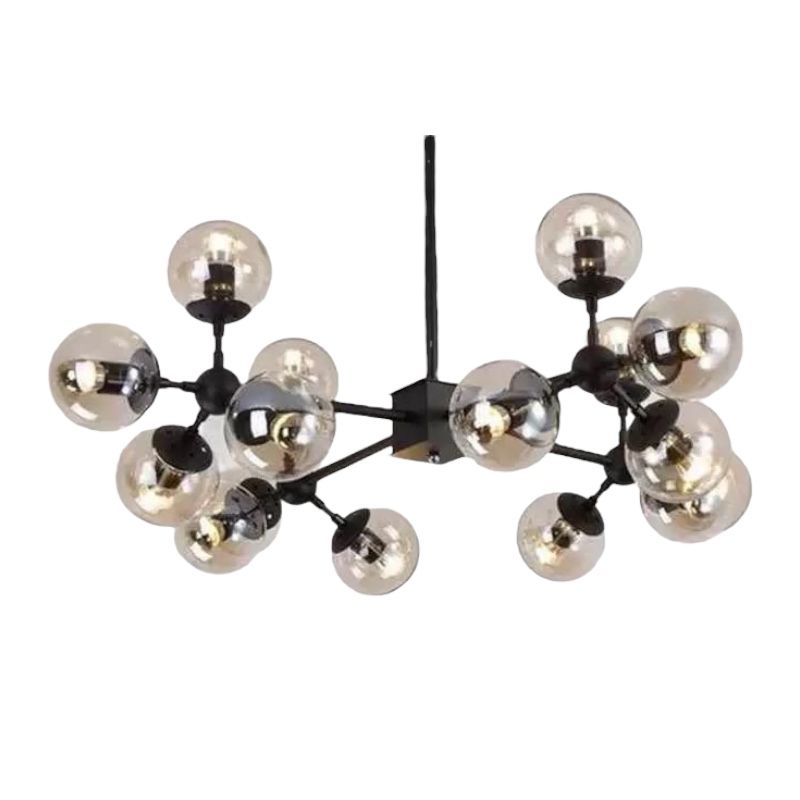 Осветително тяло Абажур Transparent Black RAXO