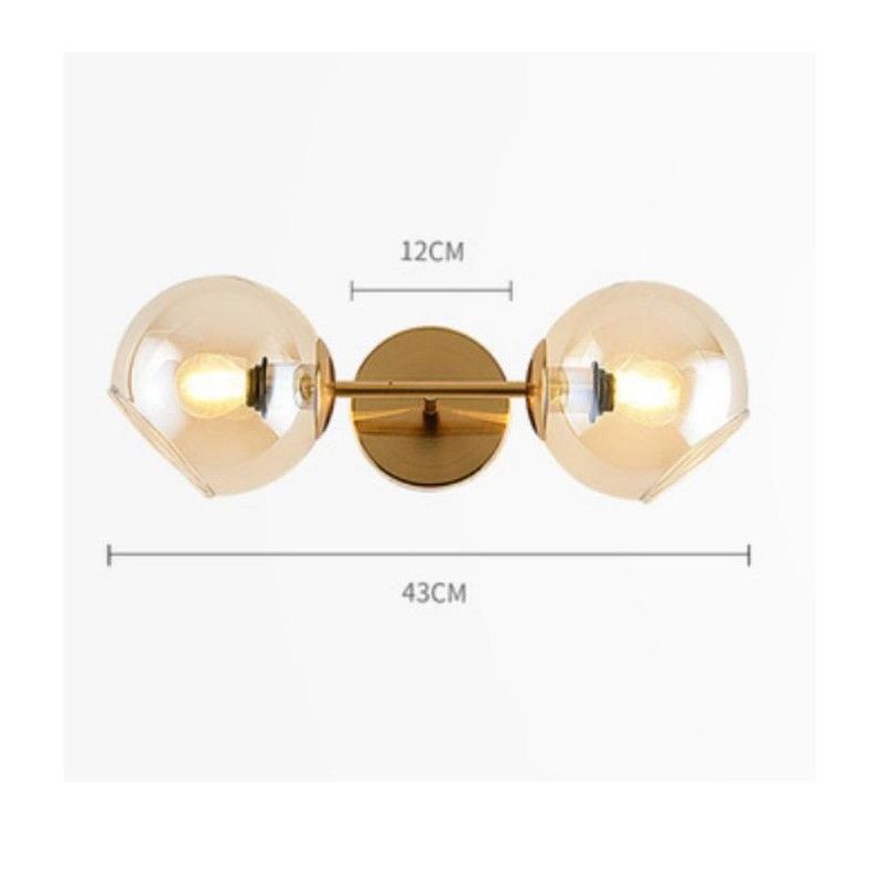Аплик BOLLA Gold Абажур Прозрачен