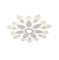 Lustra LED Aplicata Brilux White Echivalent 550W Telecomanda Lighting Fixtures