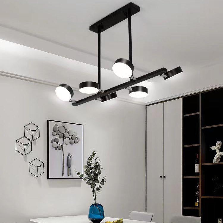 LED осветително тяло Nordic Style WELA Black Еквивалент 500W Дистанционно управление