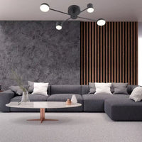 LED осветително тяло Nordic Style Mini WEB Black Еквивалент 200W с дистанционно