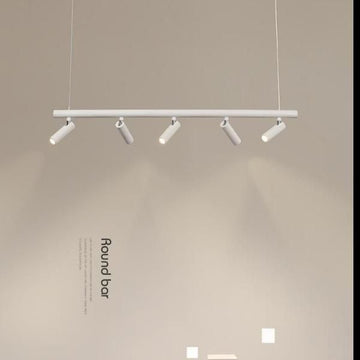 Окачено LED осветително тяло с 5 регулируеми спота JERICO White