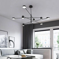 LED осветително тяло Nordic Style Maxi WEB Black Еквивалент 600W с дистанционно