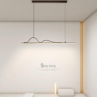 LED осветително тяло Snake, висящо, Black, еквивалент 400W, с дистанционно