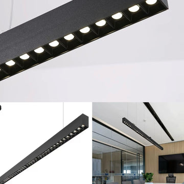 LED осветително тяло JIRA висящо Black еквивалент 250W