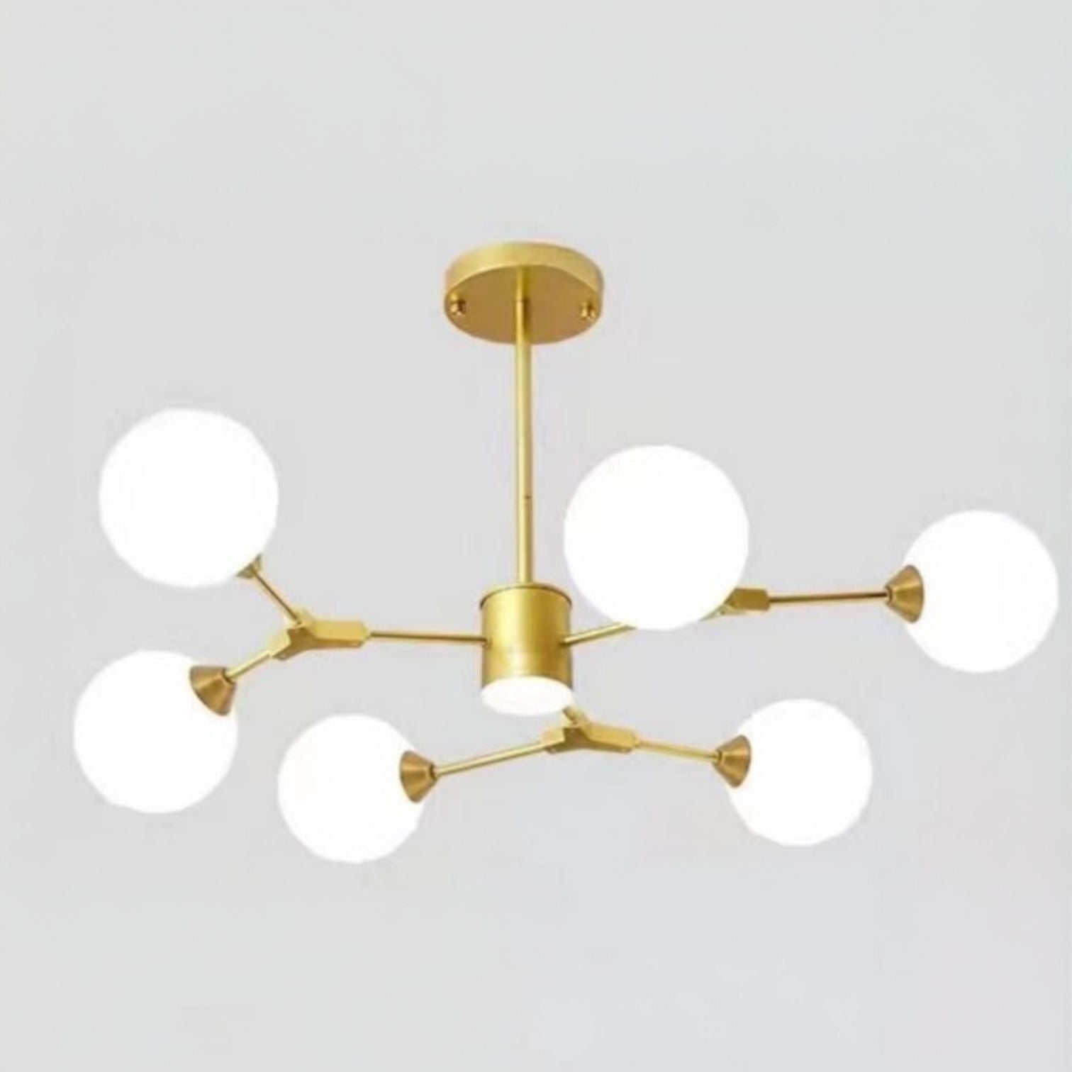 Осветително тяло Auryn Gold Abajur Mat 6xG9