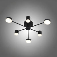 LED осветително тяло Nordic Style WEB Black еквивалент 300W с дистанционно