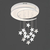 Lustra LED Dream Sky White Echivalent 300W Telecomanda Lighting Fixtures
