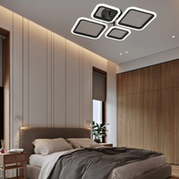 LED осветително тяло 2+2 DIAMOND Black Еквивалент 350W Дистанционно управление