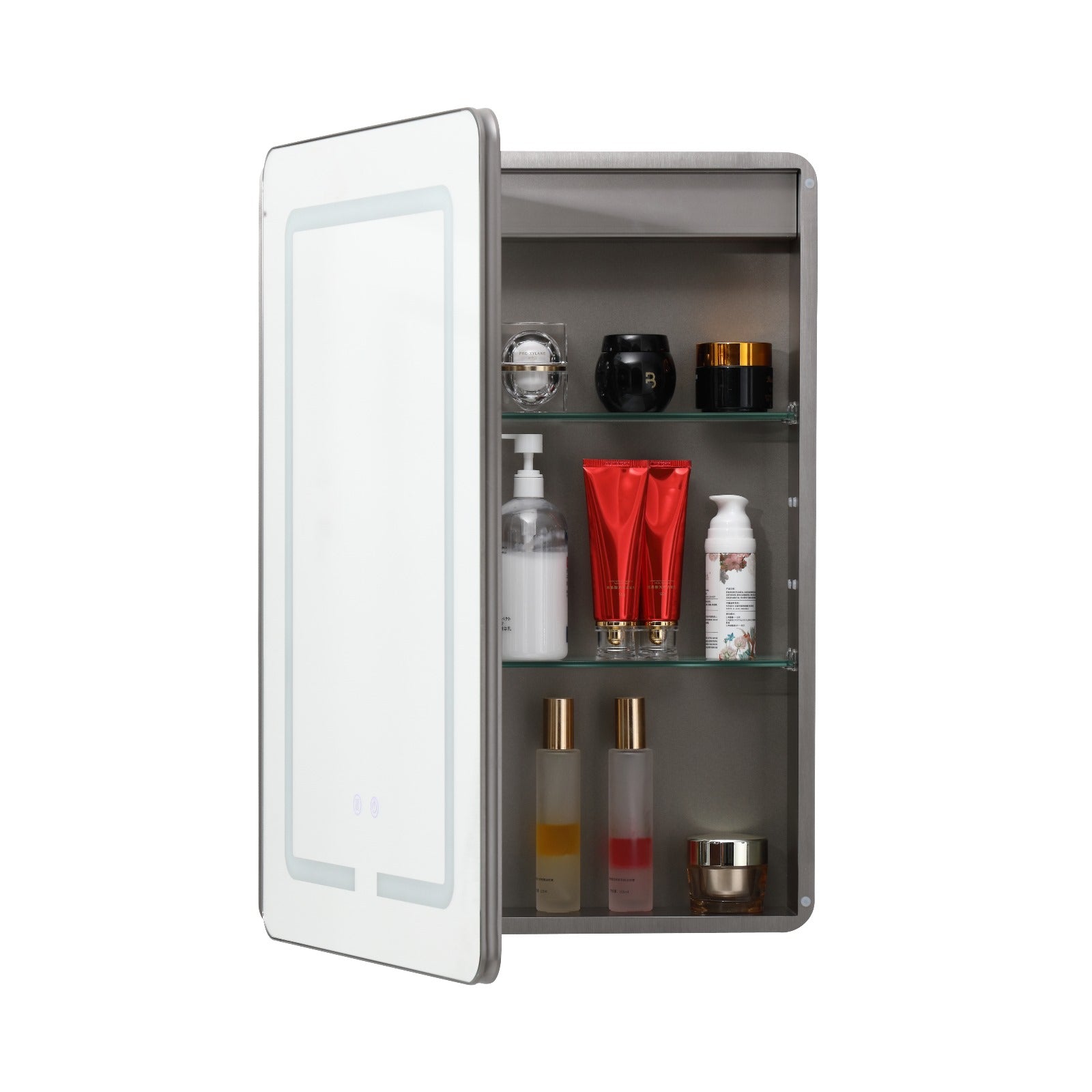 Шкаф за баня с огледало LED Touch и противозапотяване 50x70cm