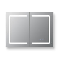 Dulap Baie Maxi Cu Oglinda LED Touch si Dezaburire 80x60cm LED MIRROR