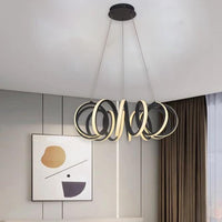 LED осветително тяло пендел POVRA Black еквивалент 300W с дистанционно