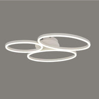 LED осветително тяло за таван DIVI White, еквивалент 430W, с дистанционно