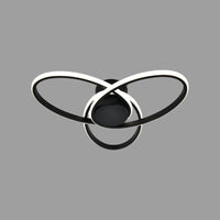 LED осветително тяло OSEN Black, за таван, с дистанционно, еквивалент 780W