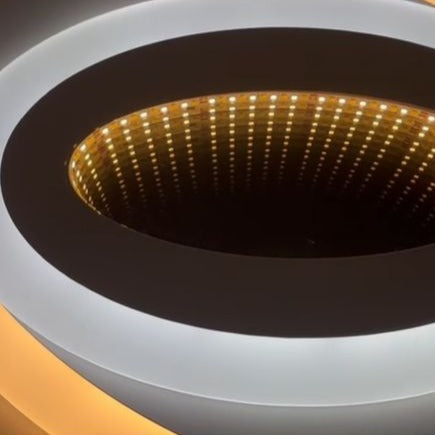 LED осветително тяло YULU ROUND Еквивалент 350W Дистанционно