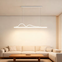LED осветително тяло Snake, висящо, бяло, еквивалент 400W, с дистанционно