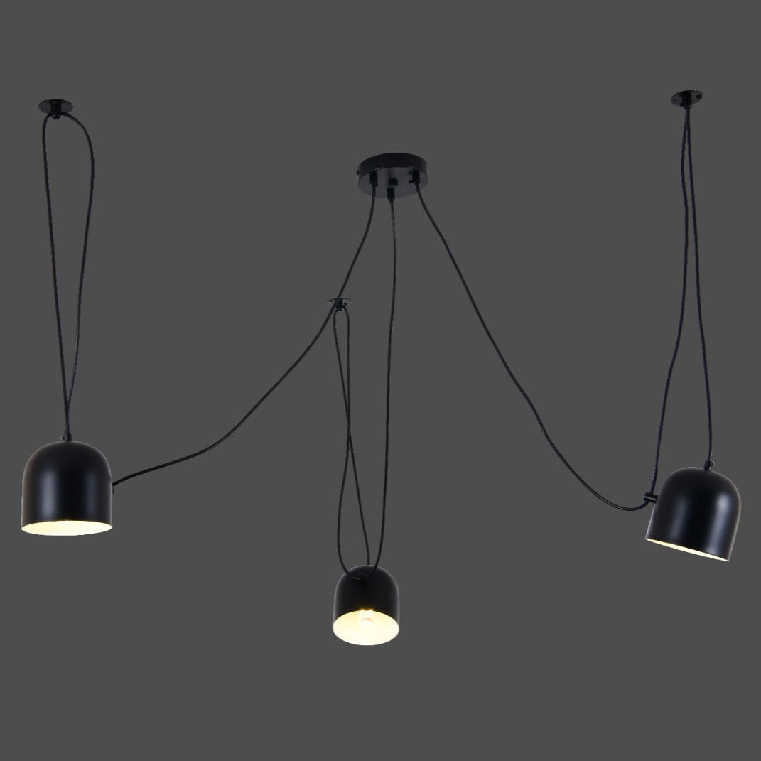 Модерно осветително тяло Custom Form Black Bowls 3xE27