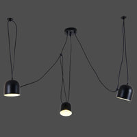 Модерно осветително тяло Custom Form Black Bowls 3xE27