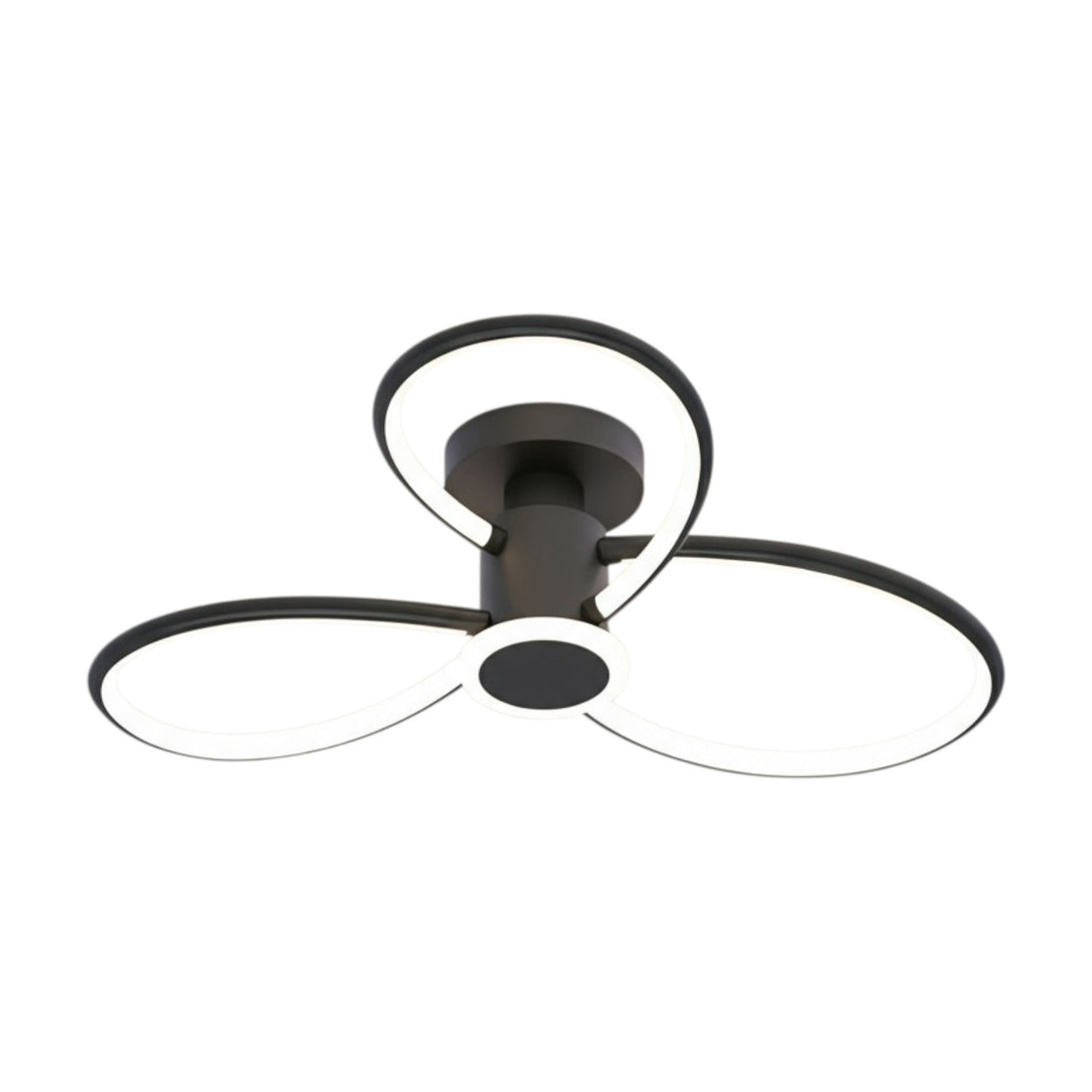 LED осветително тяло Lymon черна Еквивалент 480W Дистанционно управление