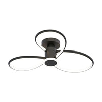 LED осветително тяло Lymon черна Еквивалент 480W Дистанционно управление