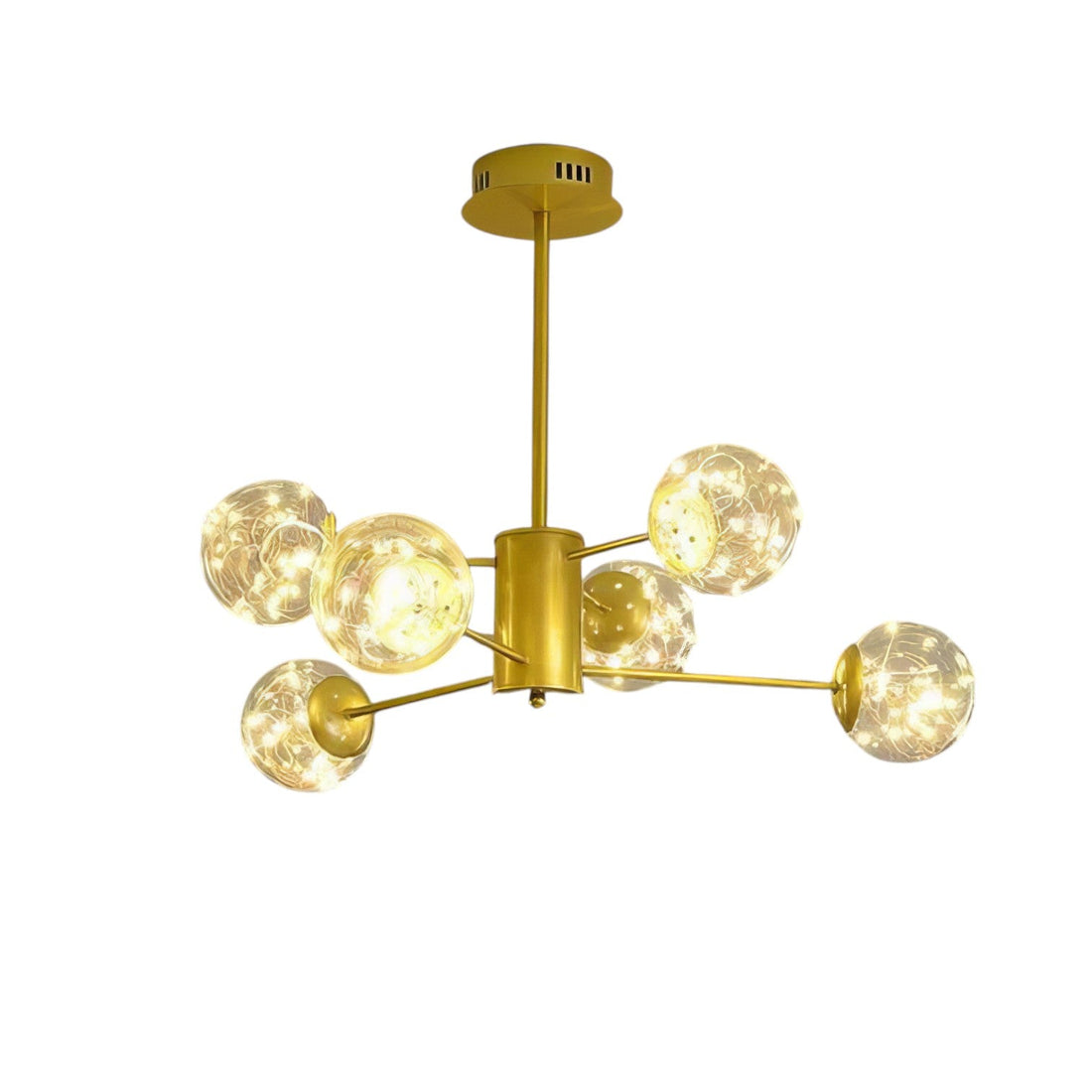 LED осветително тяло висящо Arlio Gold еквивалент 130W
