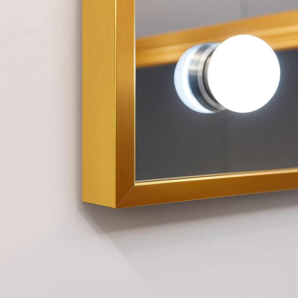 Декоративно LED огледало GORA Gold 170x70CM