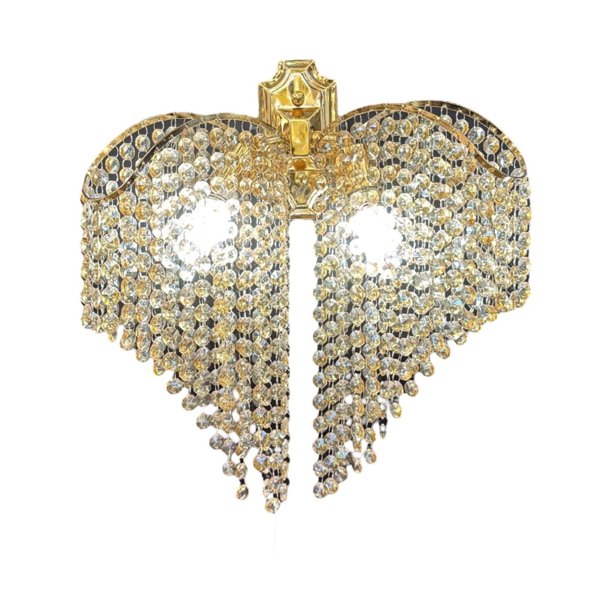 Аплик Cristal FREDA Gold 2xE14